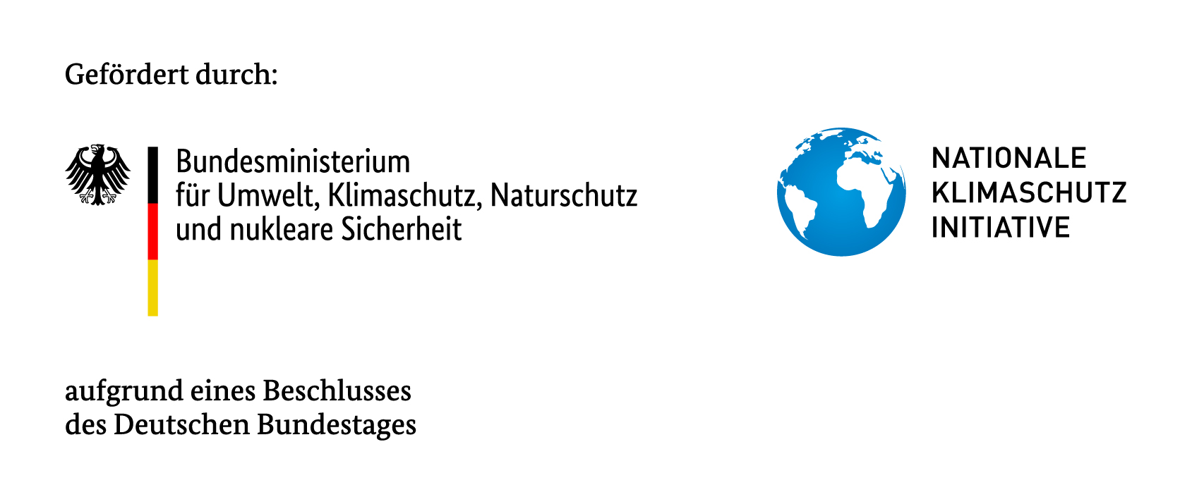 Gefördert durch: Bundesministerium für Umwelt, Klimaschutz, Naturschutz und nukleare Sicherheit sowie Nationale Klimaschutz Initiative, aufgrund eines Beschlusses des Deutschen Bundestages